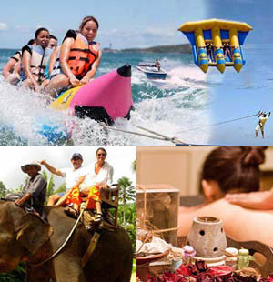 Bali Water Sports, Elephant Ride And Spa Tour