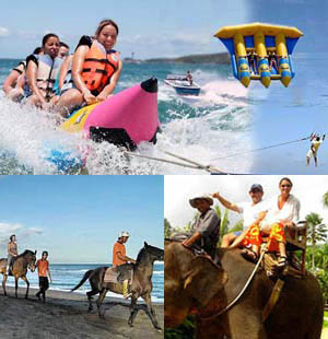 Bali Water Sports, Horse Riding And Elephant Ride Tour