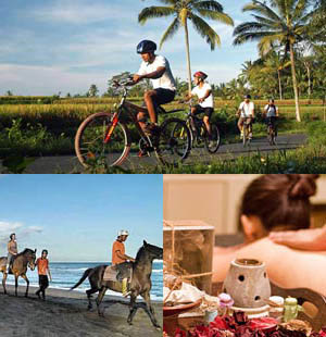 BALI CYCLING, HORSE RIDING AND SPA TOUR