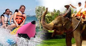 Bali Watersports And Elephat Ride Tour